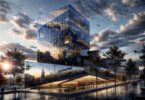 glass facade,glass facades,glass building,cubic house,3d rendering,multistoreyed,building honeycomb,metal cladding,sky apartment,futuristic architecture,mixed-use,modern architecture,arq,skycraper,hotel barcelona city and coast,sky space concept,kirrarchitecture,solar cell base,water cube,new building