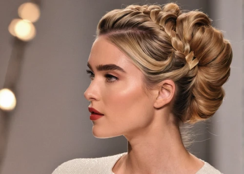 updo,chignon,artificial hair integrations,braid,hairstyle,bun mixed,french braid,pony tail,braided,ponytail,braids,pixie-bob,layered hair,hair clip,couronne-brie,romantic look,feathered hair,oscars,pin hair,hair accessory,Photography,Fashion Photography,Fashion Photography 13