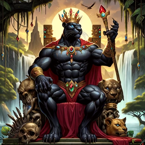 king of the jungle,throne,forest king lion,panther,king caudata,the throne,the ruler,frog king,king of the ravens,canis panther,king crown,kneel,wild emperor,king,emperor,king kong,kali,death god,gorilla,king coconut