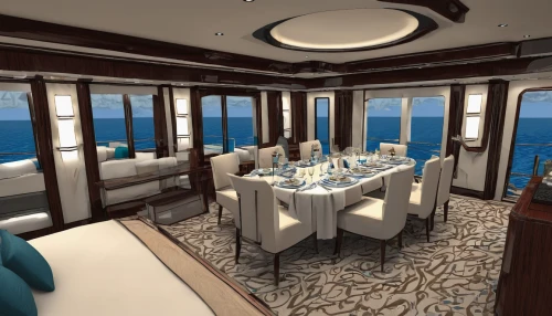 breakfast on board of the iron,luxury yacht,on a yacht,charter train,yacht exterior,sea fantasy,railway carriage,yacht,breakfast room,train compartment,yachts,charter,portuguese galley,passenger ship,luxury suite,fine dining restaurant,cruise ship,galley,coastal motor ship,floating restaurant,Conceptual Art,Daily,Daily 35