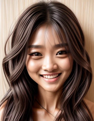 portrait background,edit icon,tan chen chen,songpyeon,asian semi-longhair,digital painting,girl drawing,asian woman,chen,photo painting,girl portrait,a girl's smile,vector art,asian girl,doll's facial features,cute cartoon character,vector illustration,janome chow,korean,world digital painting