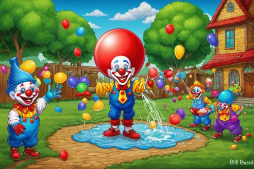 water balloons,clowns,it,water balloon,creepy clown,clown,scary clown,horror clown,happy birthday balloons,juggling club,children's background,baloons,colorful balloons,rodeo clown,kids party,circus show,happy easter hunt,balloon head,easter festival,ronald,Conceptual Art,Daily,Daily 28