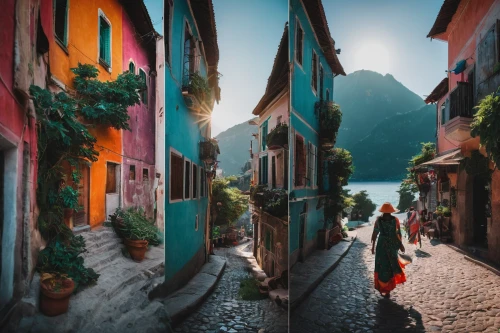 positano,south tyrol,südtirol,castelmezzano,dolomiti,riva del garda,italy,vernazza,zermatt,amalfi,east tyrol,capri,amalfi coast,colorful city,manarola,narrow street,south-tirol,dolomites,peru,lago di lugano,Illustration,Abstract Fantasy,Abstract Fantasy 07