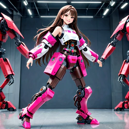 robotic,clove pink,pink vector,magenta,pink background,cybernetics,kotobukiya,robotics,topspin,bright pink,sidonia,the pink panter,melody,heavy object,robot combat,barbie,color pink,pink,cyber,actionfigure,Anime,Anime,General
