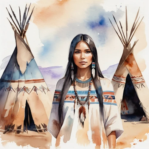 american indian,the american indian,native american,tipi,cherokee,native,amerindien,pocahontas,first nation,indigenous painting,natives,indigenous culture,shamanism,tepee,indigenous,tee-pee,anasazi,buckskin,indian headdress,war bonnet,Illustration,Paper based,Paper Based 25