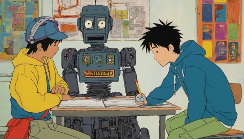 sakana,studio ghibli,robotics,robots,robotic,bot training,robot,automation,industrial robot,bot,computer,chat bot,social bot,automated,typesetting,chatbot,artificial intelligence,examining,book electronic,repairman,Art,Artistic Painting,Artistic Painting 51