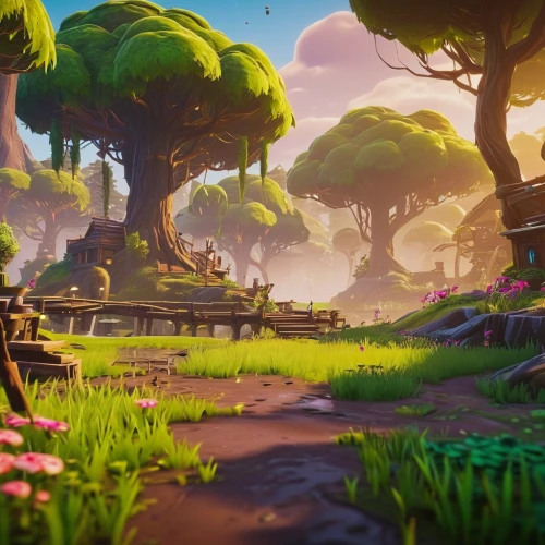 mushroom island,4k wallpaper,druid grove,fairy village,an island far away landscape,idyllic,mushroom landscape,floating islands,pirate treasure,cinematic,green valley,oasis,development concept,the island,marketplace,fairy forest,scandia gnomes,gnomes,uninhabited island,aurora village,Photography,General,Commercial