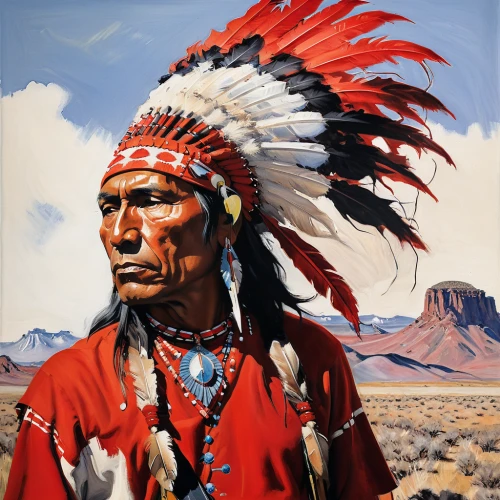 red cloud,red chief,the american indian,american indian,war bonnet,native american,amerindien,indigenous painting,indian headdress,tribal chief,anasazi,chief cook,oil painting on canvas,cherokee,oil painting,john day,native,first nation,shamanism,aborigine,Art,Artistic Painting,Artistic Painting 24