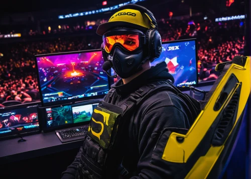 electro,dj,headset profile,monitors,high-visibility clothing,pubg mascot,katowice,barricade,operator,monitor wall,engineer,cyclops,cyber glasses,cyberpunk,e-sports,ffp2 mask,navi,welder,lan,vendor,Conceptual Art,Daily,Daily 19