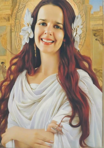 cepora judith,di trevi,caracalla,church painting,oil painting on canvas,athene brama,portrait of christi,ephesus,mona lisa,oil on canvas,baroque angel,girl in a historic way,botticelli,cleopatra,ayasofya,khokhloma painting,trevi,oil painting,ancient icon,aphrodite