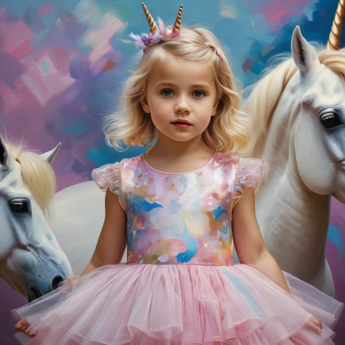 unicorn art,little girl in pink dress,unicorn background,my little pony,unicorn,unicorn and rainbow,unicorn crown,little girl dresses,princess sofia,unicorns,little princess,rainbow unicorn,girl pony,child portrait,spring unicorn,mystical portrait of a girl,princesses,dream horse,ponies,children's background,Photography,General,Natural