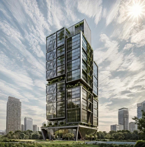cube stilt houses,cubic house,residential tower,glass facade,solar cell base,steel tower,futuristic architecture,sky apartment,cube house,modern architecture,eco-construction,electric tower,high-rise building,autostadt wolfsburg,glass building,building honeycomb,renaissance tower,eco hotel,archidaily,shipping container