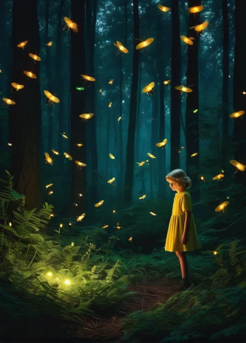 fireflies,firefly,fairy forest,forest of dreams,glowworm,chasing butterflies,fairy lanterns,photo manipulation,photomanipulation,flying seeds,forest floor,dandelion flying,faerie,flying dandelions,enchanted forest,fairies,fairies aloft,little girl fairy,world digital painting,child fairy,Photography,Documentary Photography,Documentary Photography 06