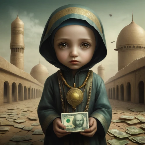 fortune teller,moroccan currency,rupees,middle eastern monk,world digital painting,ball fortune tellers,fortune telling,moneybox,dirham,gold bullion,financial world,rem in arabian nights,the ethereum,watchmaker,fantasy art,orientalism,game illustration,libra,kids illustration,photo manipulation,Illustration,Abstract Fantasy,Abstract Fantasy 06