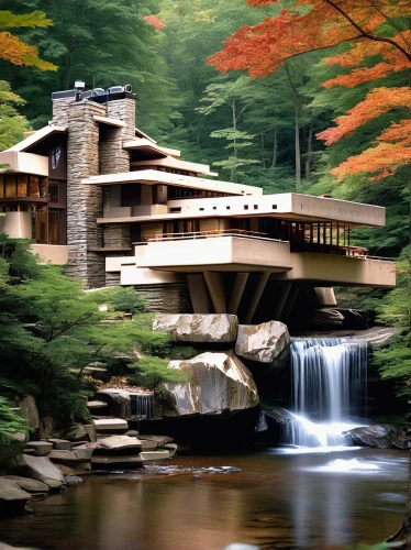 japanese architecture,asian architecture,water mill,futuristic architecture,house in mountains,house in the mountains,chinese architecture,modern architecture,house in the forest,architectural style,house by the water,log home,japan landscape,japanese garden ornament,beautiful japan,luxury property,jewelry（architecture）,beautiful home,spa water fountain,ryokan,Photography,General,Natural