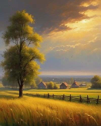 meadow landscape,rural landscape,dutch landscape,landscape background,home landscape,farm landscape,yellow grass,autumn landscape,beautiful landscape,nature landscape,landscape nature,meadow in pastel,green landscape,countryside,fantasy landscape,landscape,natural landscape,grasslands,fall landscape,farm background,Art,Classical Oil Painting,Classical Oil Painting 18