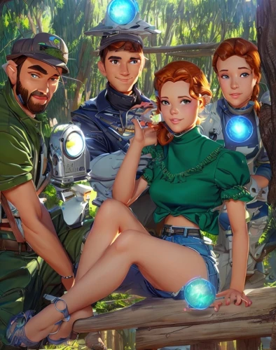 cg artwork,scandia gnomes,game illustration,forest workers,kids illustration,campers,digital nomads,island group,travelers,the dawn family,sci fiction illustration,hero academy,troop,game art,pathfinders,background image,community connection,costus family,pine family,cienfuegos,Common,Common,Cartoon