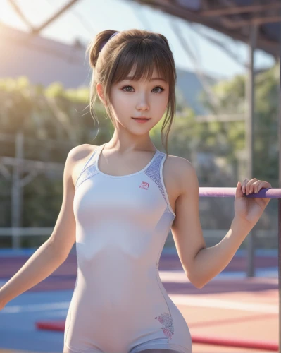 sports girl,gymnast,pole vault,mikuru asahina,honmei choco,pole vaulter,tokyo summer olympics,sports uniform,track and field,soft tennis,青龙菜,gymnastics,tracksuit,trampoline,figure skating,martial arts uniform,leotard,japanese idol,sports training,gymnastics room,Photography,General,Natural