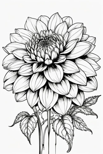 flower line art,mandala flower illustration,chrysanthemum,dahlia bloom,dahlia flower,dahlia,dahlias,mandala flower drawing,dahlia dahlia,dahlia flowers,flower drawing,celestial chrysanthemum,flower of dahlia,vancouver dahlia,flower illustration,autumn chrysanthemum,zinnia,filled dahlia,chrysanthemum flowers,pompom dahlia,Illustration,Black and White,Black and White 34