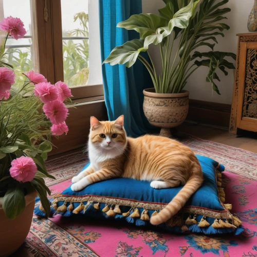 persian norooz,flower cat,flower blanket,persian,novruz,persian poet,aegean cat,nap mat,chinese pastoral cat,rug,ginger cat,bengal,flying carpet,arabian mau,rug pad,cat bed,mexican blanket,iranian nowruz,cat resting,spring pancake,Photography,Documentary Photography,Documentary Photography 10