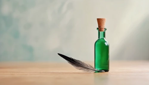 feather pen,message in a bottle,feather on water,isolated bottle,peacock feather,drift bottle,writing instrument accessory,glass bottle,black feather,bottle stopper & saver,hawk feather,bird feather,feather jewelry,bottle surface,white feather,glass bottle free,cocktail shaker,feather,pigeon feather,wine bottle,Unique,3D,Panoramic