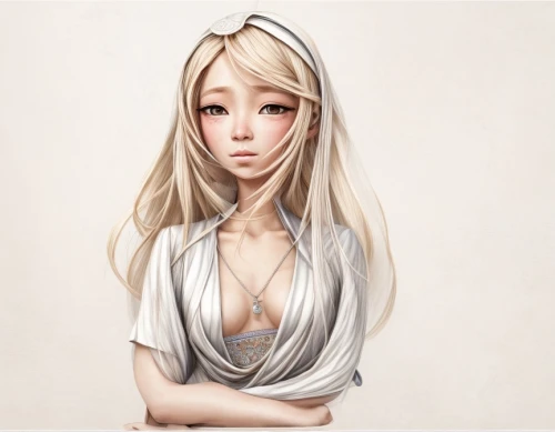 lotus art drawing,blond girl,white lily,white lady,blonde girl,elven,girl portrait,white bird,portrait background,white clothing,fantasy portrait,elphi,blonde woman,girl drawing,long-haired hihuahua,white dove,white winter dress,oriental longhair,digital painting,zodiac sign libra,Common,Common,Natural