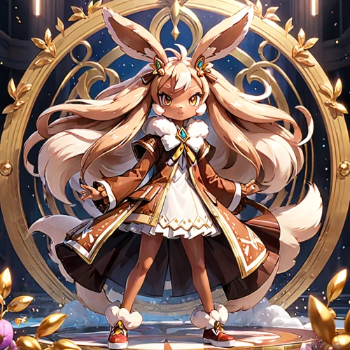 female hares,fennec,jessamine,alibaba,constellation lyre,constellation unicorn,ferry,fairy tale character,lux,sword lily,kitsune,alice,artemis,violet evergarden,elza,fantasia,caster,magna,rabbits and hares,hares,Anime,Anime,General