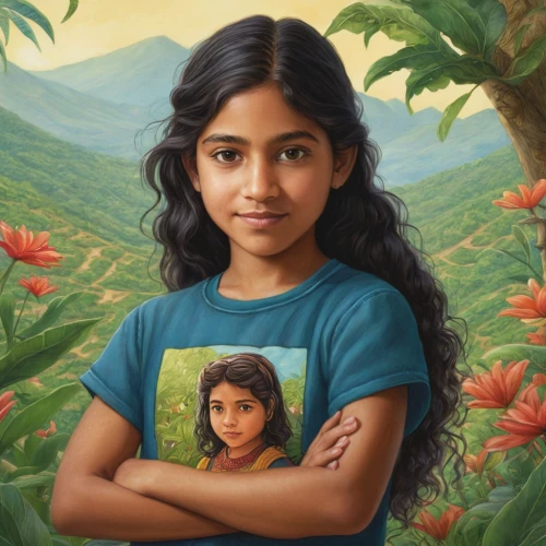 indian jasmine,kerala,yogananda,portrait of a girl,west indian jasmine,jaya,child portrait,indian girl,yogananda guru,girl portrait,kamini,ixora,girl with cloth,bangladeshi taka,girl with bread-and-butter,girl in flowers,girl in t-shirt,sri lanka,young girl,indian woman,Illustration,Paper based,Paper Based 08