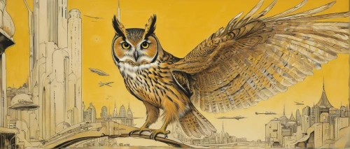 gryphon,griffon bruxellois,tyto longimembris,harpy,owl,ganymede,harp of falcon eastern,owl-real,boobook owl,rabbit owl,long-eared owl,owl art,griffin,siberian owl,large owl,bird bird-of-prey,eurasian eagle-owl,eagle-owl,eared owl,kirtland's owl,Illustration,Retro,Retro 21