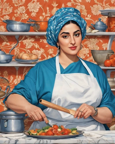 girl in the kitchen,woman holding pie,sicilian cuisine,mediterranean cuisine,harissa,iranian cuisine,menemen,cooking book cover,turkish cuisine,mediterranean food,girl with bread-and-butter,food preparation,chef,marroni,greek food,food and cooking,woman at cafe,italian painter,adana kebabı,cookery,Conceptual Art,Fantasy,Fantasy 23