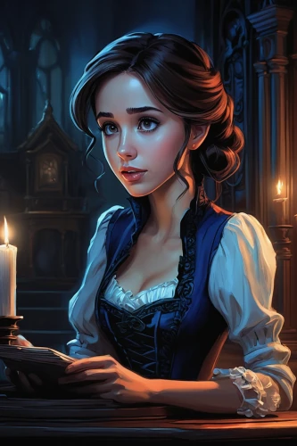 game illustration,candlemaker,victorian lady,girl studying,gothic portrait,librarian,mystical portrait of a girl,barmaid,cinderella,romantic portrait,fantasy portrait,fairy tale character,candlelight,victorian,victorian style,scholar,pianist,fairy tale icons,candlelights,watchmaker,Illustration,Black and White,Black and White 08