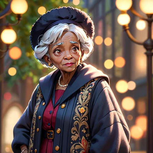 elderly lady,old woman,granny,grandma,grandmother,senior citizen,nanny,city ​​portrait,elderly person,linden blossom,librarian,ester williams-hollywood,tiana,grandparent,pensioner,maria bayo,cruella de ville,vendor,fantasy portrait,victorian lady,Anime,Anime,General