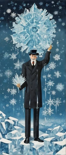 father frost,snowflake background,winter background,ice crystal,ice,ice floe,ice wall,snow figures,snow scene,christmas snowy background,ice skating,icemaker,iceman,artificial ice,snow angel,winter storm,modern christmas card,weatherman,the snow falls,north pole,Illustration,Black and White,Black and White 25