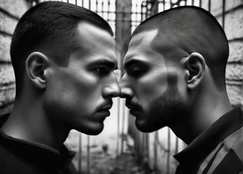 split personality,photo manipulation,mirror image,dualism,duality,photoshop manipulation,photomanipulation,face to face,self-reflection,image manipulation,parallel worlds,photomontage,conceptual photography,self-deception,mirrors,mirrored,mirror reflection,the mirror,mirror of souls,polarity,Photography,Black and white photography,Black and White Photography 07