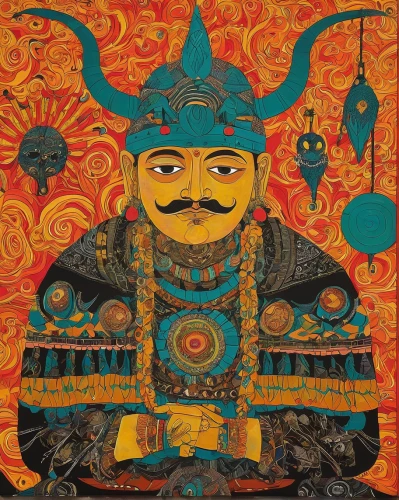 vajrasattva,bodhisattva,shakyamuni,khokhloma painting,vishuddha,dharma,yi sun sin,gwangokji,mantra om,bhutan,tibetan,garuda,indian art,buddha,barongsai,the emperor's mustache,buddhist,buddhism,ramayana,qi-gong,Illustration,Japanese style,Japanese Style 16