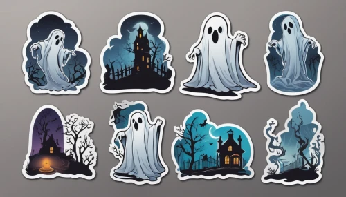 halloween ghosts,halloween icons,stickers,fairy tale icons,clipart sticker,christmas stickers,ghosts,neon ghosts,halloween silhouettes,sticker,decals,set of icons,haunted cathedral,gravestones,day of the dead icons,icon set,badges,halloween vector character,ghost background,icon collection,Unique,Design,Sticker