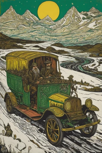 david bates,cool woodblock images,illustration of a car,christmas caravan,snowplow,sleigh ride,snow plow,vintage christmas card,plowing,covered wagon,bus from 1903,man first bus 1916,snow scene,olle gill,morris eight,vintage illustration,stagecoach,snow removal,kate greenaway,winter service,Art,Artistic Painting,Artistic Painting 07