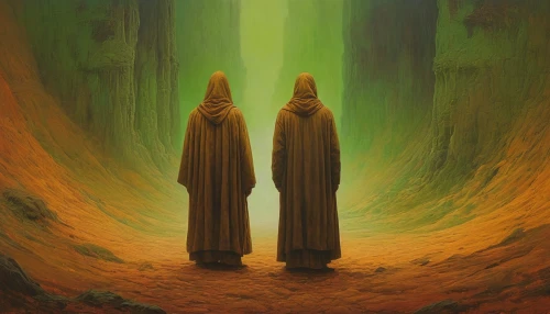 monks,druids,guards of the canyon,nuns,orange robes,contemporary witnesses,pilgrims,travelers,pilgrimage,clergy,benedictine,wooden figures,archimandrite,buddhists monks,sci fiction illustration,meridians,pillars of creation,megaliths,shamanic,holy forest,Photography,General,Natural