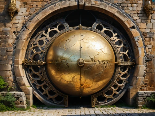 stargate,the globe,globe,armillary sphere,hobbiton,metallic door,crystal ball,round window,iron door,terrestrial globe,yard globe,globes,portal,ship's wheel,stone background,fantasy world,stone ball,the door,atlas,portals,Photography,General,Fantasy