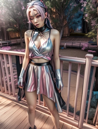 japanese sakura background,tiber riven,katana,cosplay image,sakura background,sky rose,3d rendered,color is changable in ps,3d render,girl with gun,girl with a gun,summer items,anime japanese clothing,anime 3d,show off aurora,digital compositing,pink lady,dusky pink,sakura blossom,linden blossom