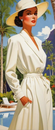 panama hat,art deco woman,advertising figure,retro women,retro woman,travel poster,art deco,vintage art,woman with ice-cream,womans seaside hat,travel woman,martinique,jane russell-female,portofino,vintage illustration,the hat-female,vintage fashion,gene tierney,1940 women,acapulco,Illustration,Retro,Retro 04