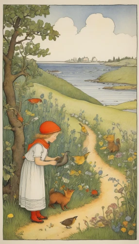 kate greenaway,girl picking apples,girl picking flowers,picking vegetables in early spring,vintage illustration,peter rabbit,foragers,girl with bread-and-butter,audubon's cottontail,robin redbreast,book illustration,cloves schwindl inge,cool woodblock images,work in the garden,charlotte cushman,children's fairy tale,garden work,girl in the garden,picking flowers,tommie crocus,Illustration,Realistic Fantasy,Realistic Fantasy 31