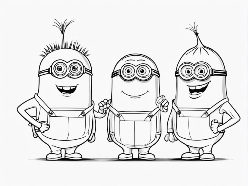 minions,minion,minion tim,banana family,coloring pages kids,dancing dave minion,three friends,coloring page,mustard and cabbage family,coloring pages,cute cartoon image,retro cartoon people,the three wise men,cartoon people,three wise men,clipart,my clipart,caper family,horsetail family,friendly three,Illustration,Black and White,Black and White 04