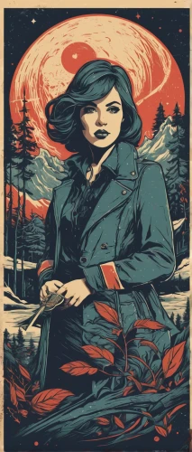 mulan,cool woodblock images,alaska,travel poster,rosa ' amber cover,kamchatka,woodcut,vector illustration,the witch,sirens,maine,campfire,denali,fire siren,sci fiction illustration,against the current,tofino,katniss,halloween poster,woodblock prints,Illustration,Black and White,Black and White 12