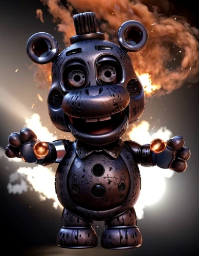 endoskeleton,firebrat,molten,wind-up toy,the voodoo doll,a voodoo doll,scorch,detonator,pyrogames,funko,inferno,voo doo doll,3d teddy,voodoo doll,the face of god,fire master,hotteok,toy,po-faced,minibot