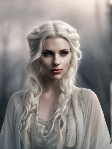 white rose snow queen,the snow queen,elven,violet head elf,fantasy portrait,fantasy woman,eternal snow,white lady,fairy tale character,fantasy picture,ice queen,snow white,swath,the enchantress,pale,vampire woman,celtic queen,elsa,faery,male elf