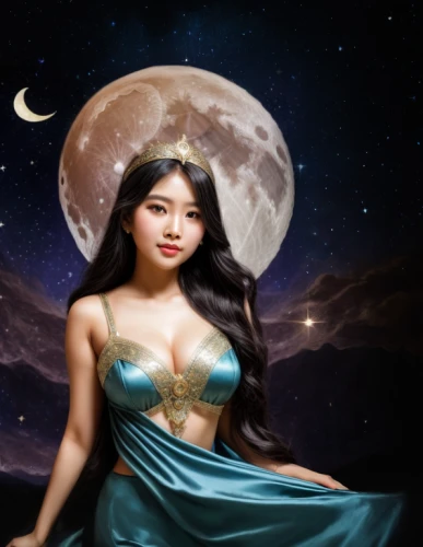 moon and star background,queen of the night,cassiopeia,fantasy picture,fantasy woman,moonlit night,oriental princess,moon night,lunar eclipse,zodiac sign libra,mermaid background,cassiopeia a,moonlit,celestial body,moonflower,herfstanemoon,moon,blue moon rose,fantasy portrait,fantasy art