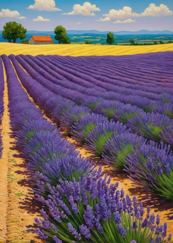 lavender field,provence,lavender fields,lavander,lavender cultivation,french lavender,purple landscape,lavender flowers,lavenders,valensole,lavandula,the lavender flower,lavendar,english lavender,lavender flower,lavender,egyptian lavender,lavender bunch,blooming field,french digital background,Art,Classical Oil Painting,Classical Oil Painting 11