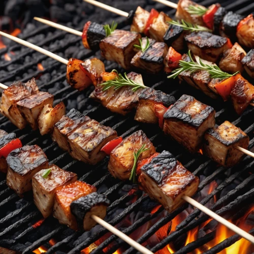 shashlik,grilled food,barbeque grill,barbeque,skewers,yakitori,barbecue grill,beef grilled,pork barbecue,barbecue,meat skewer,grilled,grilled shrimp,outdoor grill,cevapcici,brochette,suya,shish kebab,mixed grill,anticuchos,Photography,General,Natural