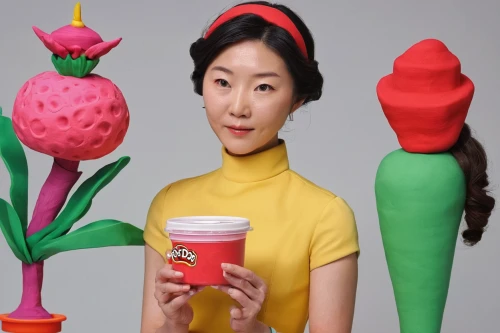 lotte,yellow cups,slurpee,plastic cups,fruit cups,colorful drinks,commercial,fruit cup,eco-friendly cups,play-doh,colored straws,stacked cups,cup,disposable cups,play doh,strawberry drink,asian teapot,cups,coffee cup sleeve,woman with ice-cream,Unique,3D,Clay